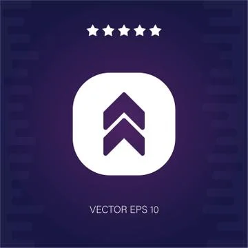 Up vector icon Stock Illustration