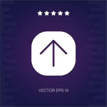Up vector icon Stock Illustration