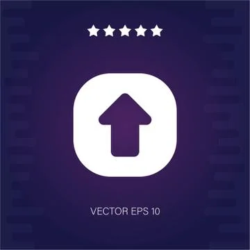 Up vector icon Stock Illustration