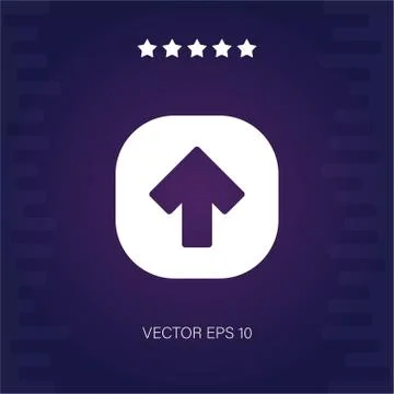 Up vector icon Stock Illustration
