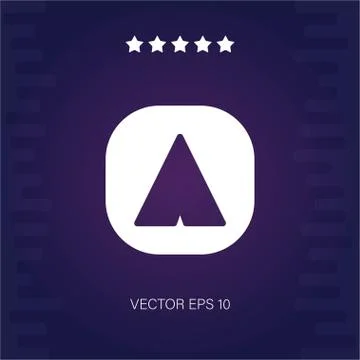Up vector icon Stock Illustration
