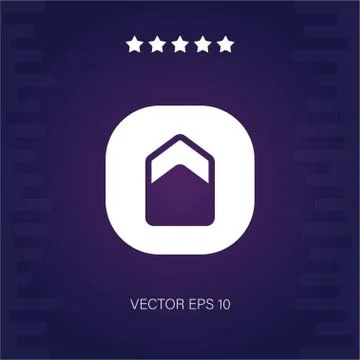 Up vector icon Stock Illustration
