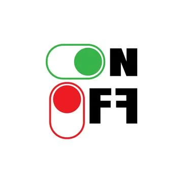 On off vector icon Stock Illustration