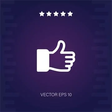Like vector icon Stock Illustration