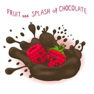 Vector icon illustration logo for fruit red raspberry イラスト素材