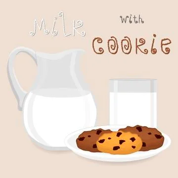 Vector icon illustration logo for pile homemade cookies Illustrazione stock