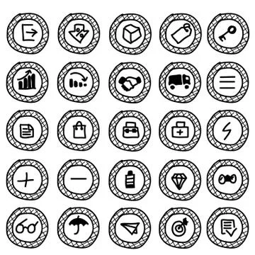 Vector. Icon illustration. Sketch. Illustration