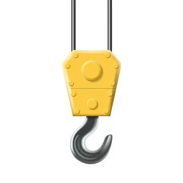 Vector icon of industrial hook Stock-Illustration