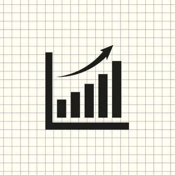 Vector icon infographic, chart Stock Illustration