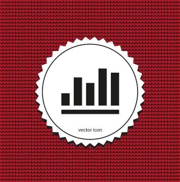 Vector icon infographic, chart Stock Illustration
