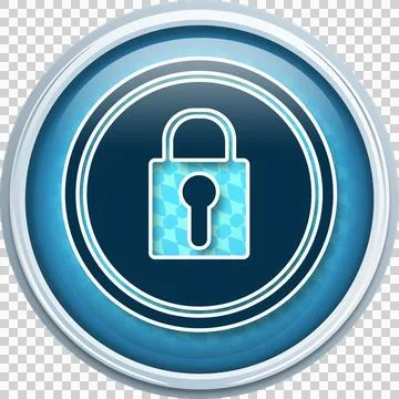 Vector icon of lock Stock Illustration