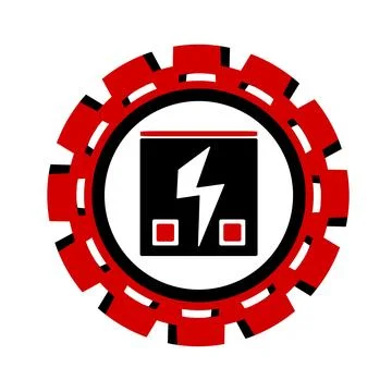Vector icon, logo, illustration with car parts. Auto parts. Car service. Auto pa Stock Illustration
