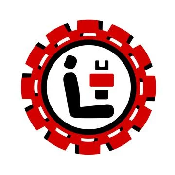 Vector icon, logo, illustration with car parts. Auto parts. Car service. Auto pa Stock Illustration