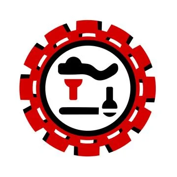Vector icon, logo, illustration with car parts. Auto parts. Car service. Auto pa Stock Illustration