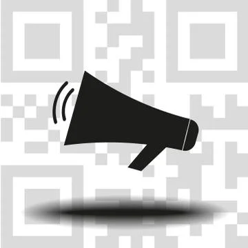 Vector icon loudspeaker Stock Illustration