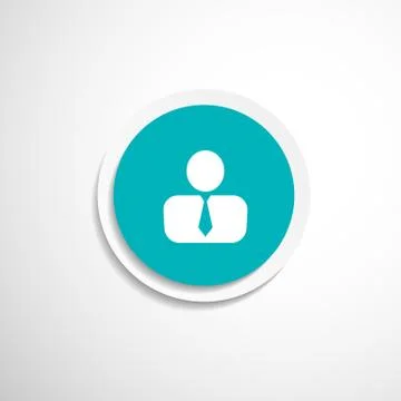 Vector icon man inside social people technology Stock Illustration