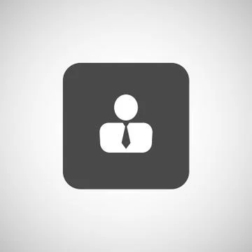 Vector icon man inside social people technology Stock Illustration