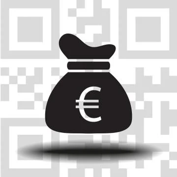 Vector icon money bag Stockillustratie
