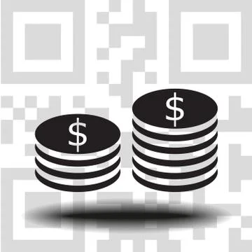 Vector icon money Stockillustratie