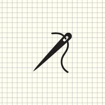 Vector icon needle Stock Illustration