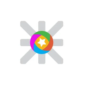 Vector icon or illustration showing advertise in materail design style Stock-Illustration