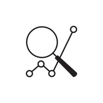Vector icon or illustration showing web site seo ranking in one color style Stock Illustration