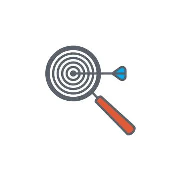 Vector icon or illustration showing web site seo ranking in outline style Stock Illustration