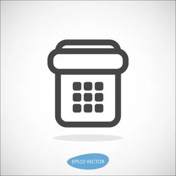 Vector icon of a phone Stock Illustration