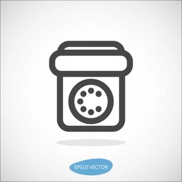 Vector icon of a phone Stock Illustration