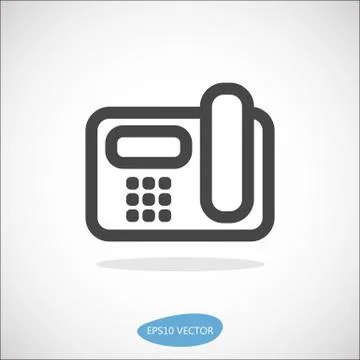 Vector icon of a phone Stock Illustration