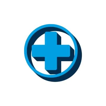 Vector icon plus isometric. 3d sign isolated on white background. eps Stock Illustration