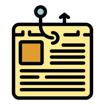 This vector icon represents the concept of website traffic growing up Illustrazione stock