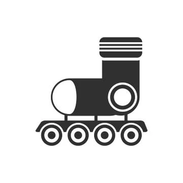 Vector icon roller skates Stock Illustration