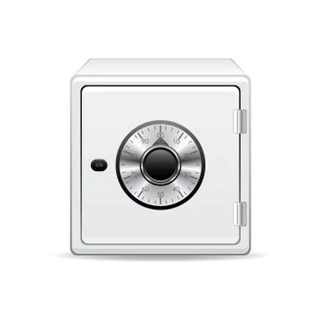 Vector icon of the safe. Stock Illustration