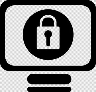 Vector icon of security logo Stock Illustration