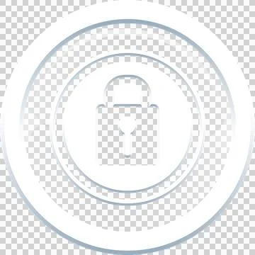 Vector icon of security logo Stock Illustration
