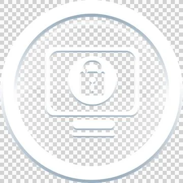 Vector icon of security logo Stock Illustration