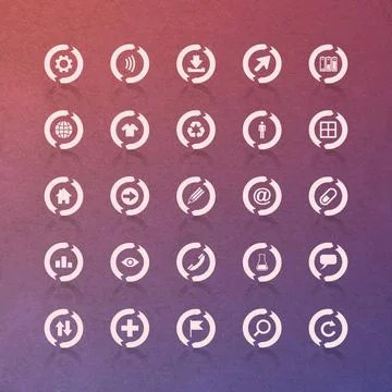 Vector icon set Vector icon set Copyright: xZoonar.com/KURKINxNIKOLAYx 739... Stock Photos