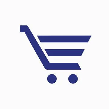 Vector icon shopping basket Stock Illustration