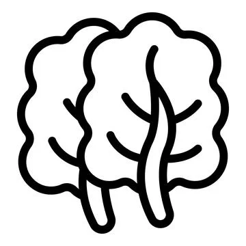 Vector icon of a simplified human brain, perfect for educational content Illustrazione stock