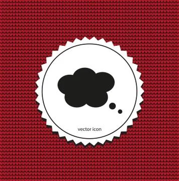 Vector icon Speech Bubbles Stock Illustration