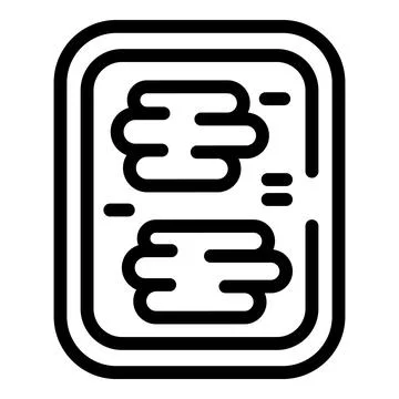 Vector icon of stacked documents 库存插图