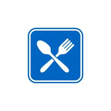Vector Icon Template - Restaurant Illustration Design. Vector EPS 10. Illustrazione stock