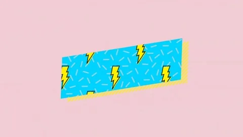 Vector icon of thunderstorm 4k Stock Footage 220928799