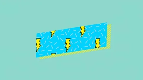 Vector icon of thunderstorm 4k Stock Footage 220928801