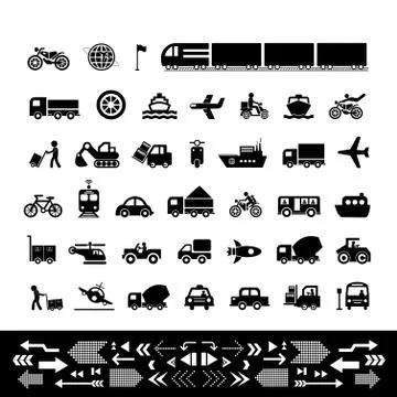 Vector icon for transport Stock Illustration