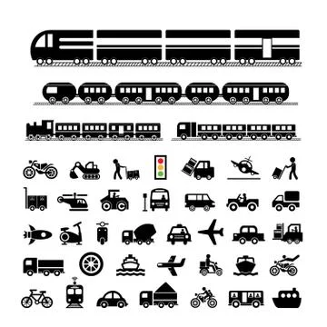 Vector icon for transport Stock Illustration