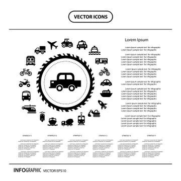 Vector icon for transport Stock Illustration