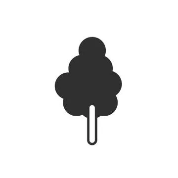 Vector icon tree Stock Illustration