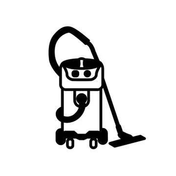 Vector icon of vacuum cleaner Stock Illustration